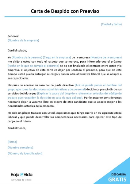 despido-improcedente-preaviso