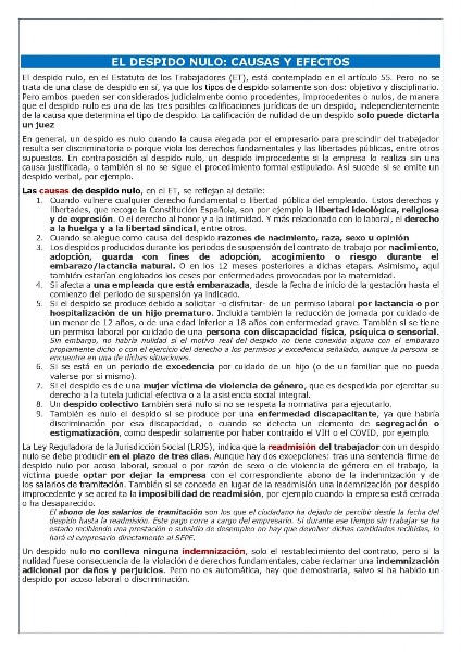 despido-nulo-indemnizacion