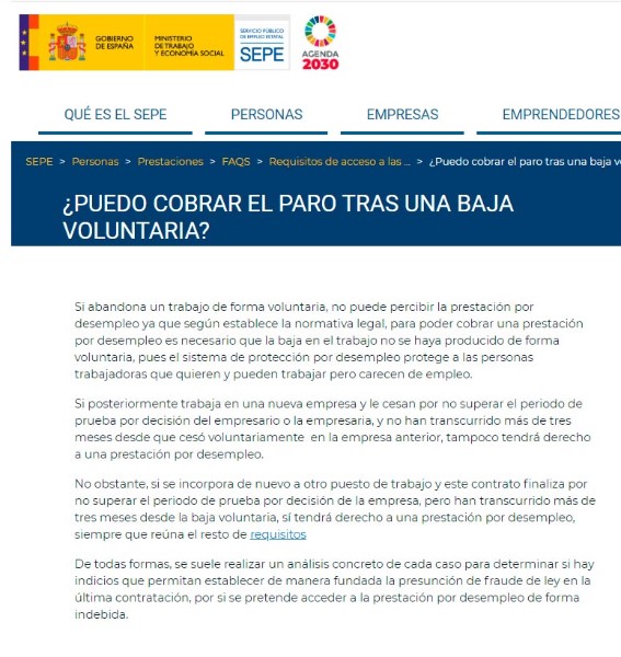 excedencia-contrato-de-un-mes-y-cobrar-desempleo