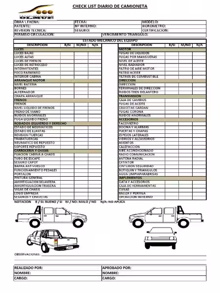 check-list-de-vehiculos